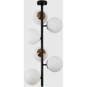 Fasett taklampa 10445 - Svart/antik/vit - Plafonder