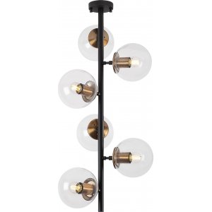 Fasett taklampa 10450 - Svart/antik - Plafonder