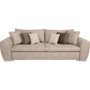 Gaspar 3-sits bäddsoffa - Beige - 3-sits soffor