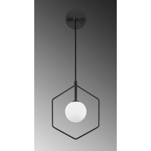 Geometri vägglampa 11105 - Svart/vit - Väggplafonder & väggarmaturer