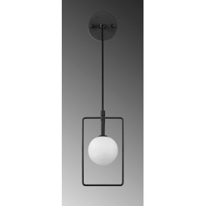 Geometri vägglampa 11110 - Svart/vit - Väggplafonder & väggarmaturer