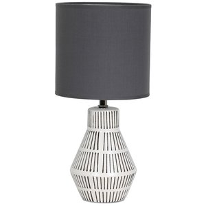 Märtha Bordslampa 41 cm - Vit / Grå - Bordslampor -Lampor - Bordslampor