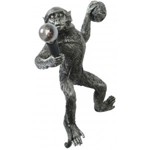 Monkey vägglampa H40 - Silver - Vägglampor -Vägglampor - Lampor