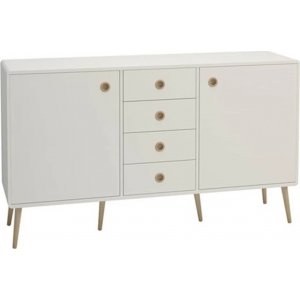 Softline skänk - Vit - Skänkar & Sideboards -Skänkar & Sideboards - Hyllor & Förvaring