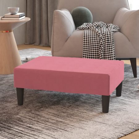 Bild på vidaXL Fotpall rosa 78x56x32 cm sammet