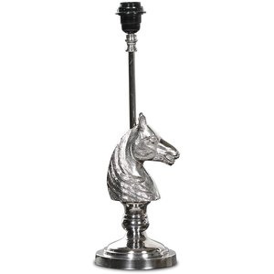 Lampfot med häst H42 cm - Silver - Bordslampor -Lampor - Bordslampor