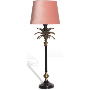 Palmblad Bordslampa 50 cm - Mässing/Svart - Bordslampor -Lampor - Bordslampor